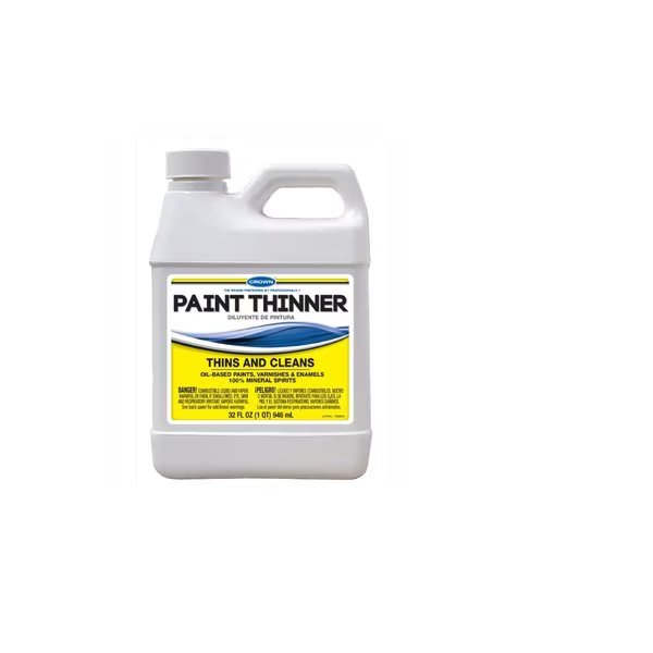 Mineral Spirits Paint Thinner 1 qt, Crown, Mfr#: CR.PT.P.64